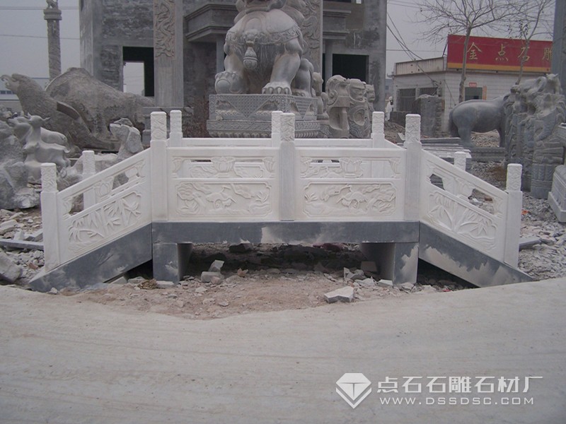 汉白玉栏杆 幼桥石栏杆