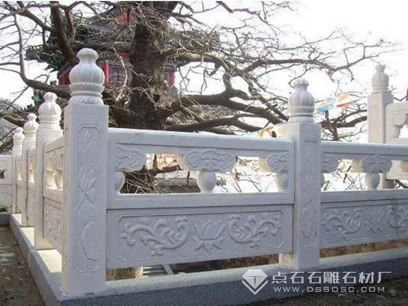 汉白玉栏杆 花圃栏杆