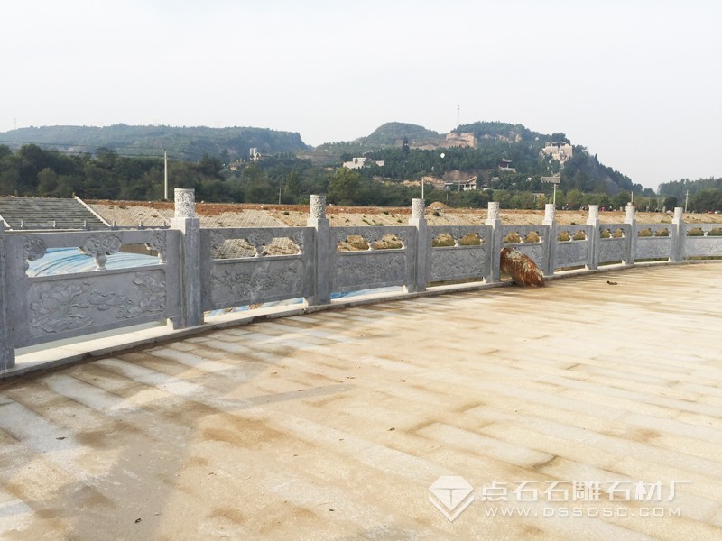 青石栏杆 河路护栏
